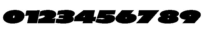 If SuperLargeOblique Font OTHER CHARS