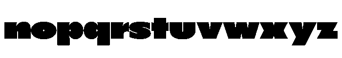 If Wide Instance Font LOWERCASE