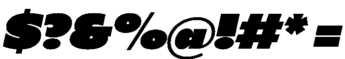 If WideOblique Instance Font OTHER CHARS