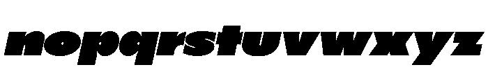 If WideOblique Instance Font LOWERCASE