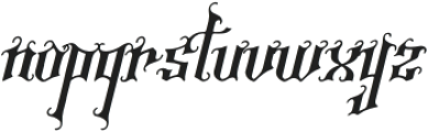 Igniss Son Italic otf (400) Font LOWERCASE