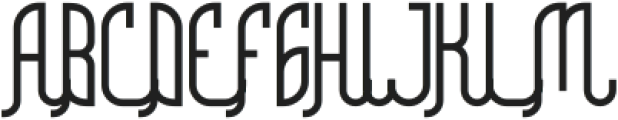 Igundils Regular ttf (400) Font UPPERCASE