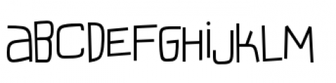 Iguana Lover BTN Condensed Light Font LOWERCASE