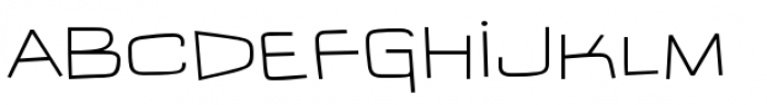 Iguana Lover BTN Wide Light Font UPPERCASE