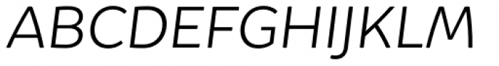 Igna Sans Light Italic Font UPPERCASE