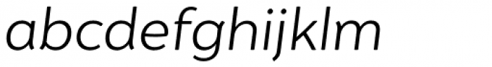 Igna Sans Light Italic Font LOWERCASE