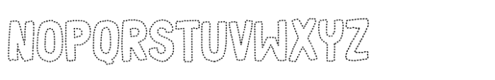 Ignorant Dots Font UPPERCASE