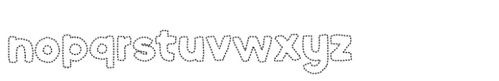Ignorant Dots Font LOWERCASE