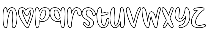IHeartColoring-Regular Font LOWERCASE