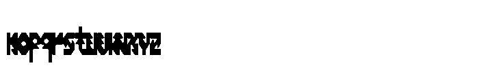 IH Serrucho 100 Font LOWERCASE