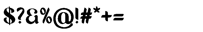 Ihtifal Font OTHER CHARS