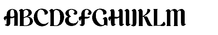 Ihtifal Font UPPERCASE