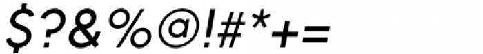 II Vorkurs Medium Oblique Font OTHER CHARS