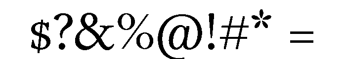 IJBurgA Regular Font OTHER CHARS
