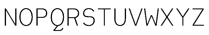 Iki Mono Variable Extra Light Font UPPERCASE