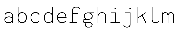Iki Mono Variable Extra Light FONT