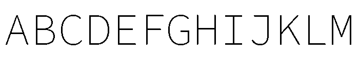 Iki Mono Variable Regular Font UPPERCASE