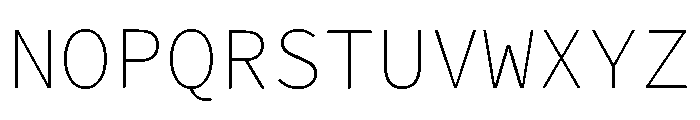 Iki Mono Variable Regular Font UPPERCASE