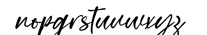 Ikuti Hatimu Font LOWERCASE