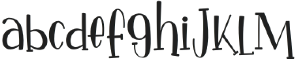 IkanSalmon-Regular otf (400) Font LOWERCASE