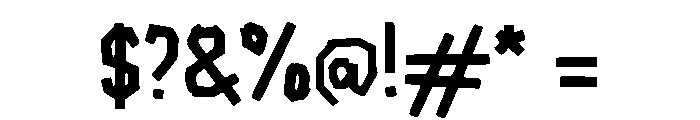 IKATAN1 Font OTHER CHARS