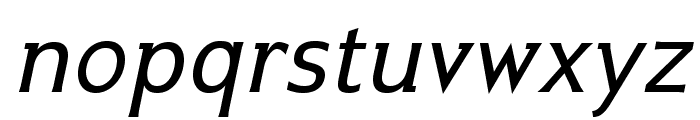 IkariusADFStd-Italic Font LOWERCASE