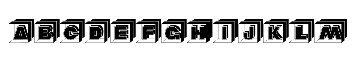 Ikuhoushi Regular Font UPPERCASE