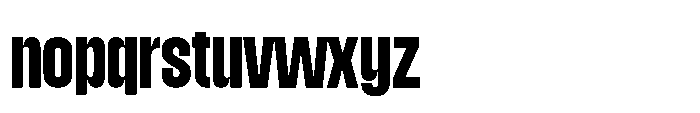 IKN Anzo Black Font LOWERCASE
