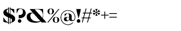 IKN Karisma Bold Font OTHER CHARS