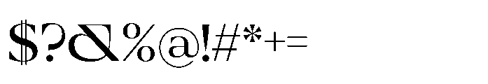 IKN Karisma Light Font OTHER CHARS