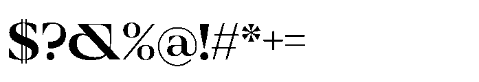 IKN Karisma Regular Font OTHER CHARS