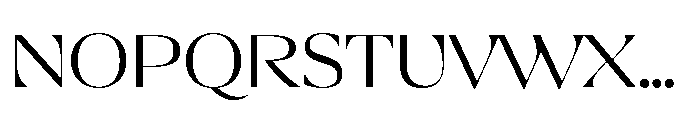 IKN Karisma Thin Font UPPERCASE