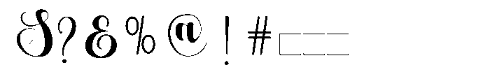 Ikeas Script Font OTHER CHARS