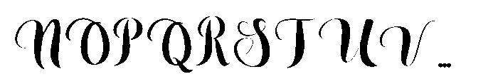 Ikeas Script Font UPPERCASE