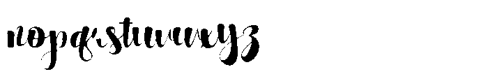 Ikeas Script Font LOWERCASE