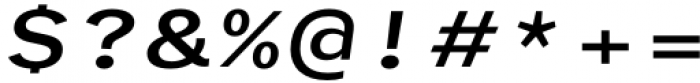 Iki Mono Extra-Expanded Regular Slanted Font OTHER CHARS