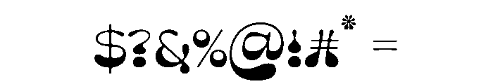 Ilai Regular Font OTHER CHARS