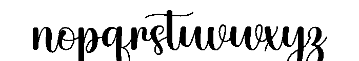 ILoveYou-Regular Font LOWERCASE