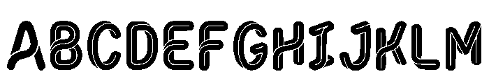 Ilaria Regular Font UPPERCASE