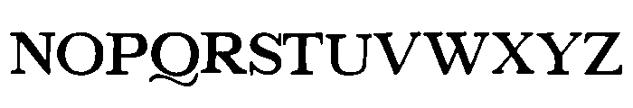 Illinois Font UPPERCASE