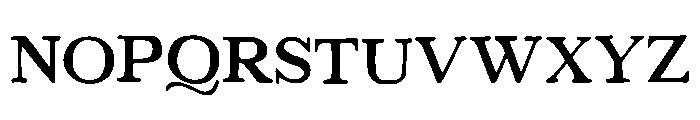 Illinois Font LOWERCASE