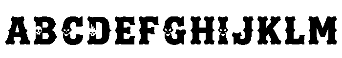 Ilone Regular Font UPPERCASE