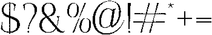 Illumina1 otf (400) Font OTHER CHARS