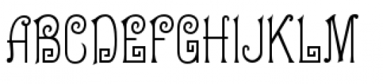 Illyrian Font UPPERCASE