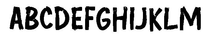 ILANG Font UPPERCASE