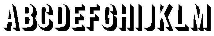 Illusion3d Bold Font UPPERCASE