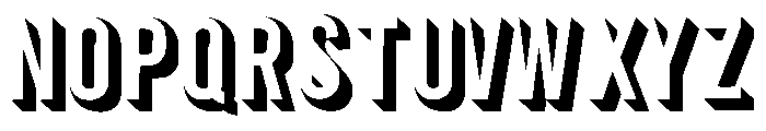 Illusion3d Bold Font UPPERCASE