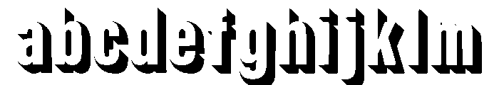Illusion3d Bold FONT