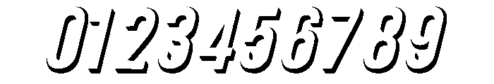 Illusion3d Italic Font OTHER CHARS