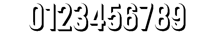 Illusion3d Regular Font OTHER CHARS